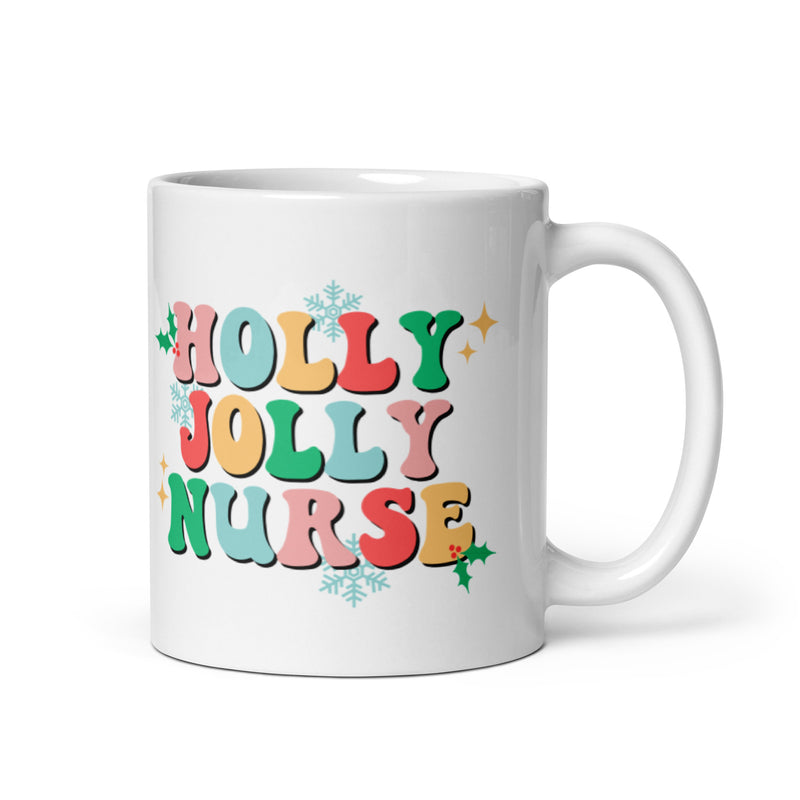 Mug: Holly Jolly Nurse