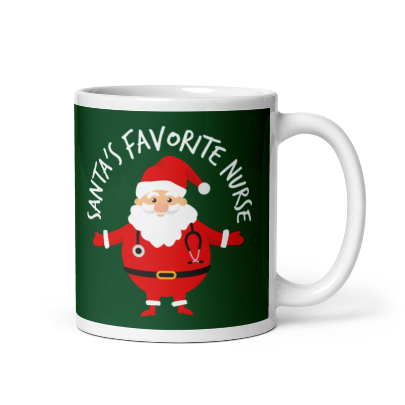 Mug: Santa's Favorite Nurse