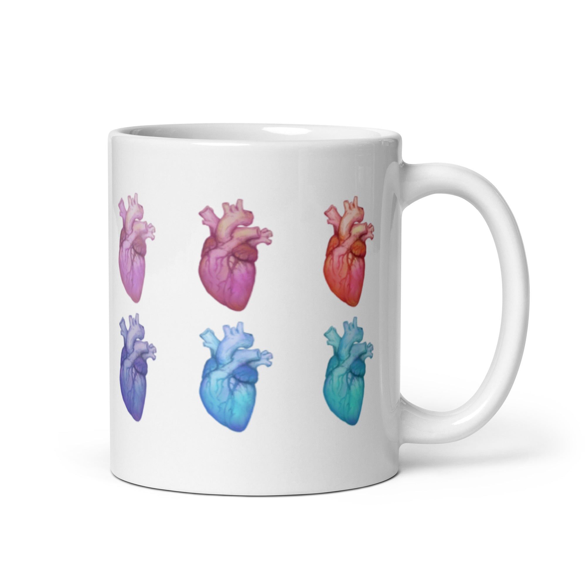 Mug: Rainbow Hearts
