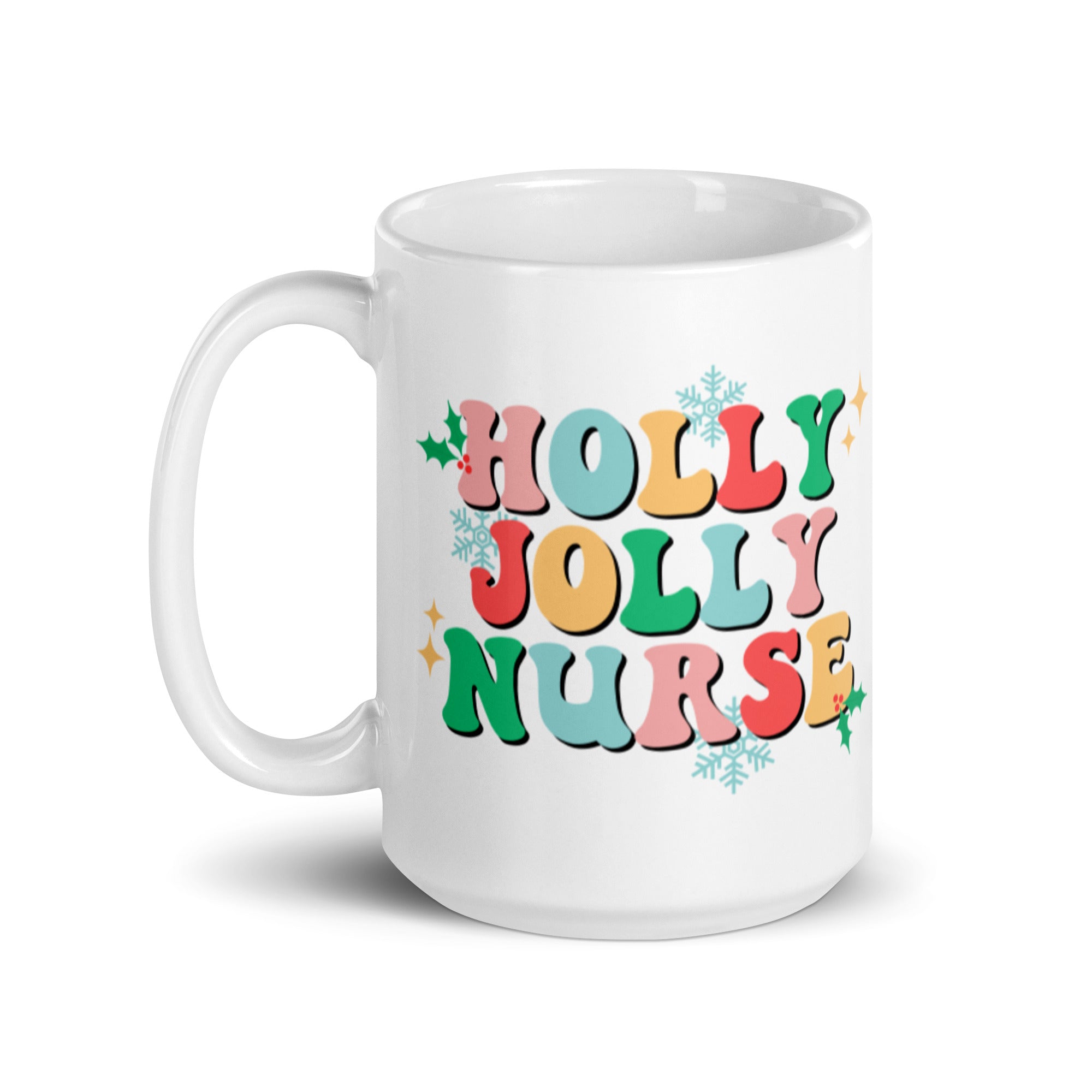 Mug: Holly Jolly Nurse