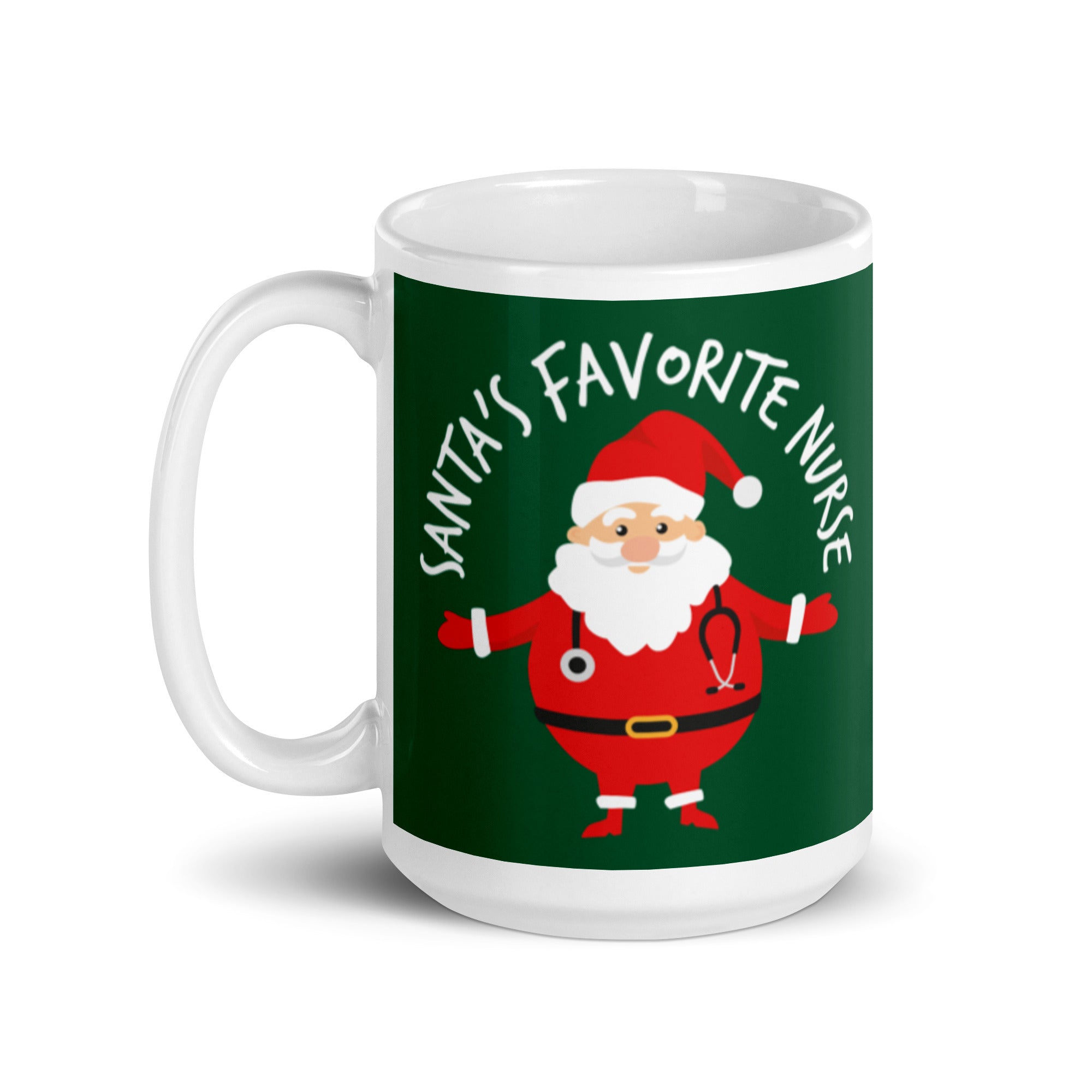 Mug: Santa's Favorite Nurse