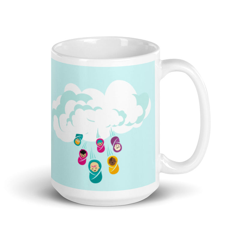 Mug: Raining Babies