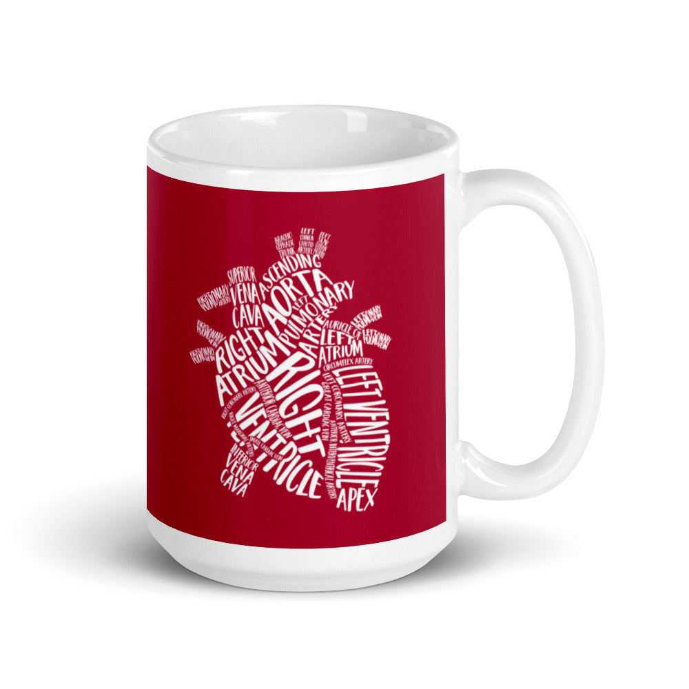 Mug: Typographical Heart