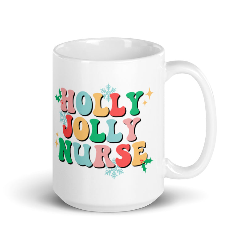 Mug: Holly Jolly Nurse
